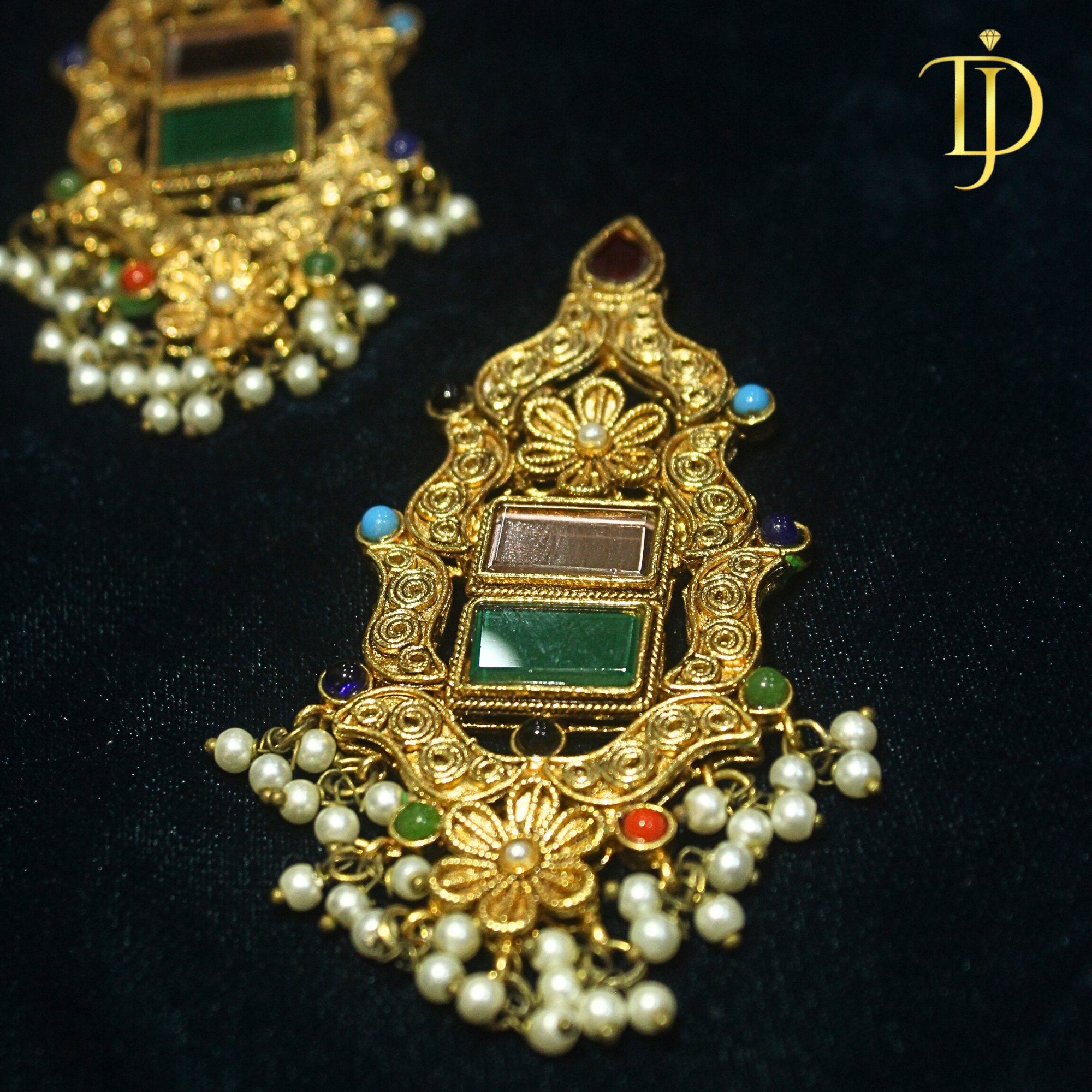 Rajwadi Earrings – Royal Traditional Statement Jewelry with Regal Elegance