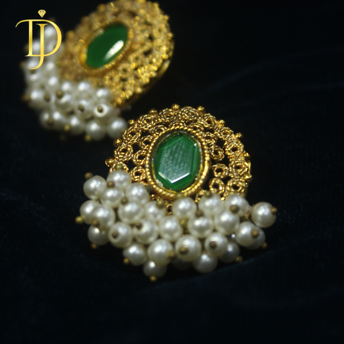 Noor Jahan Earrings – Regal Mughal-Inspired Traditional Statement Jewelry