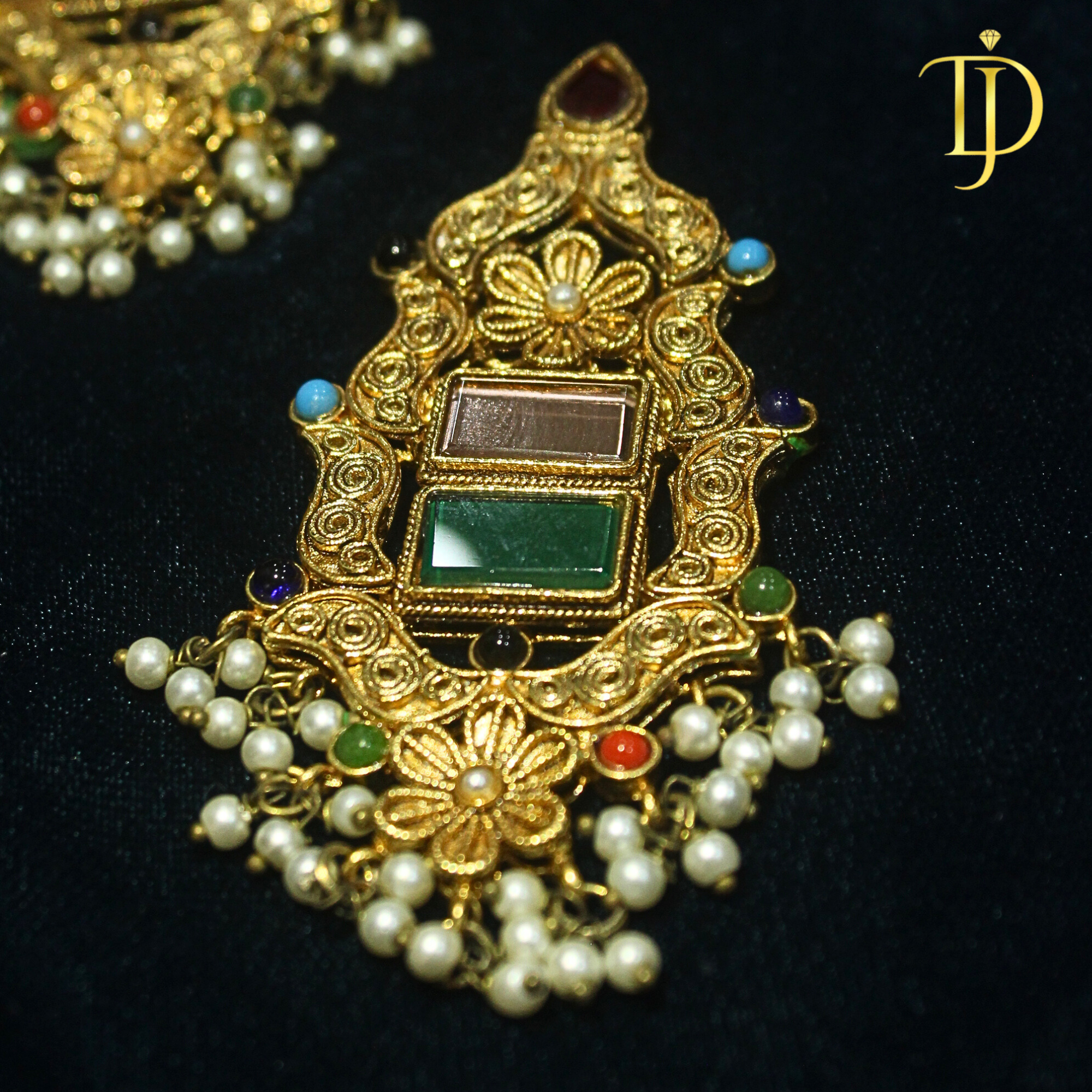 Rajwadi Earrings – Royal Traditional Statement Jewelry with Regal Elegance