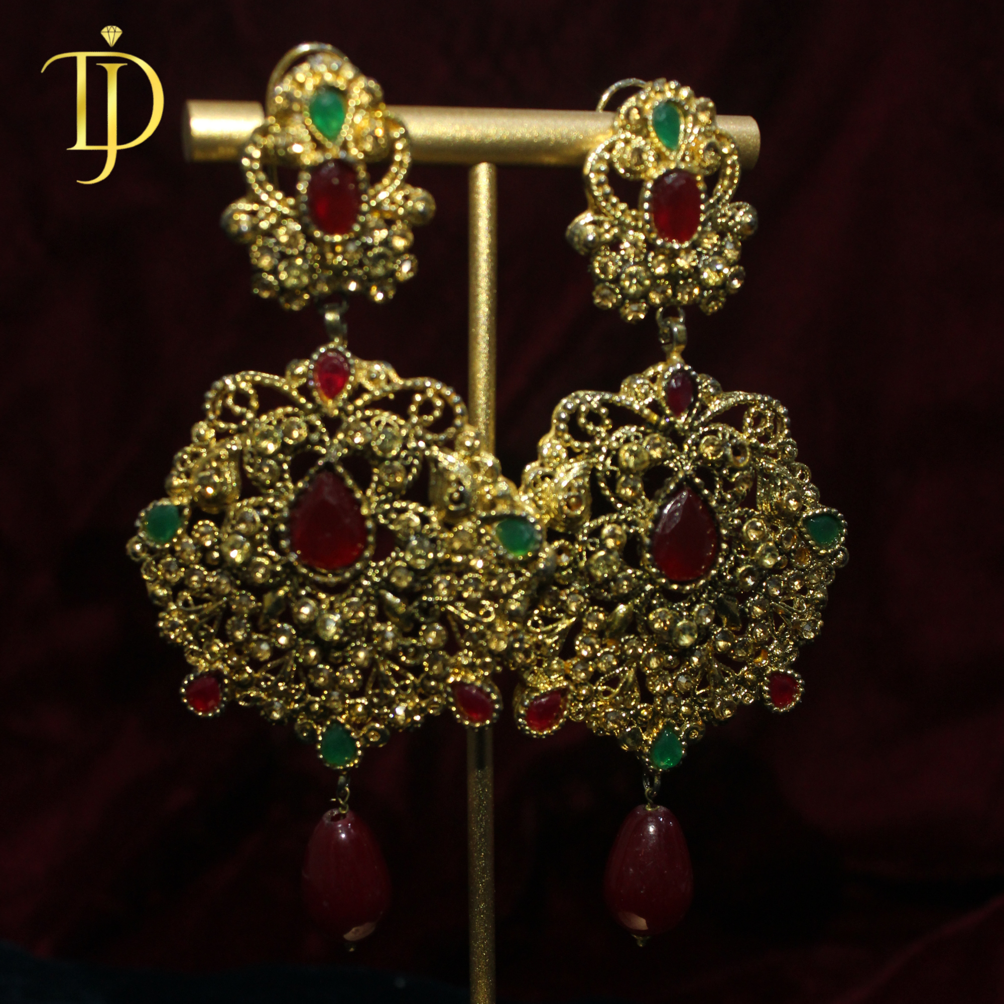 Noor-e-Zewar Traditional Drop Earrings