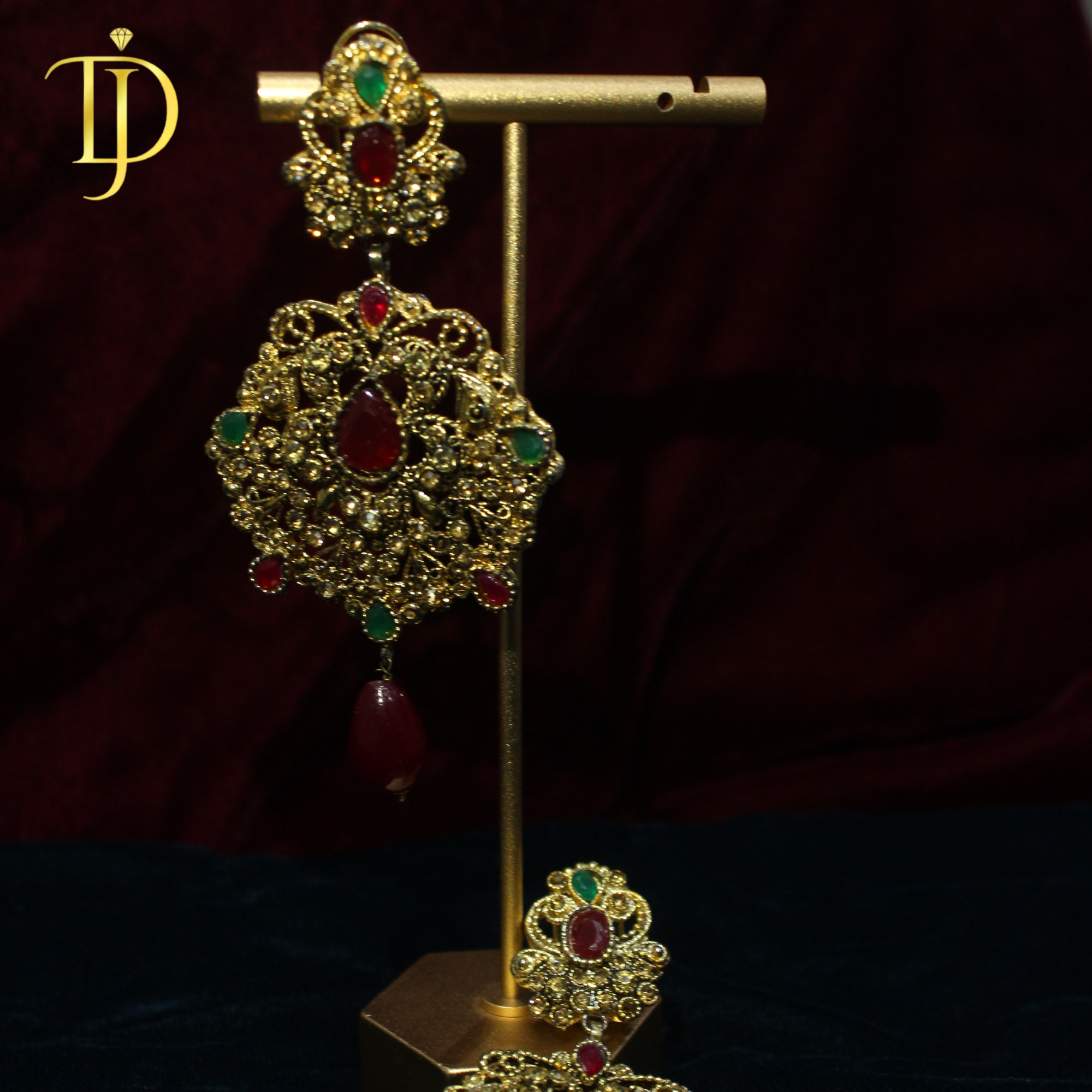 Noor-e-Zewar Traditional Drop Earrings