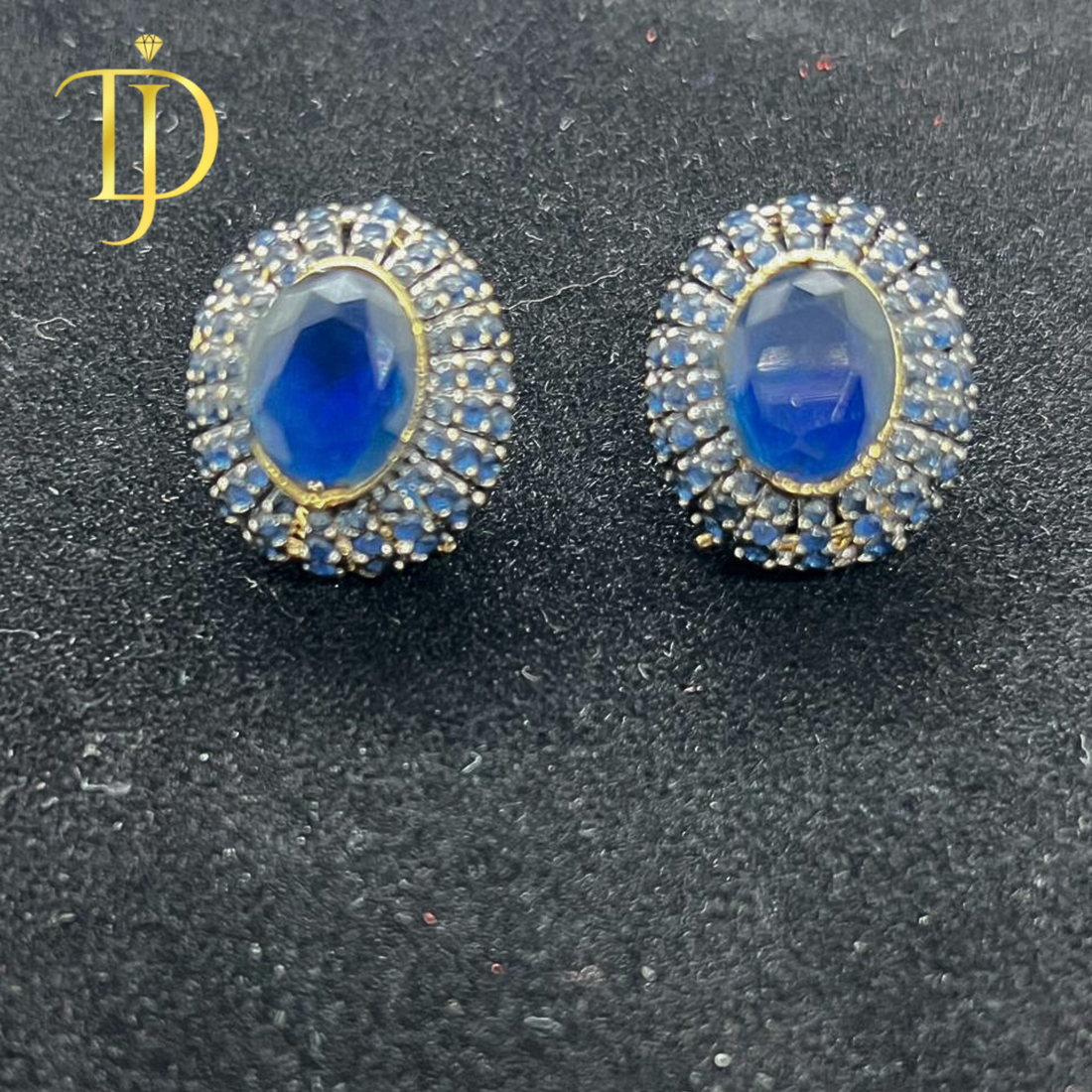 Royal Red Ruby Halo Stud Earrings – Vintage Luxury Statement Earrings for Women