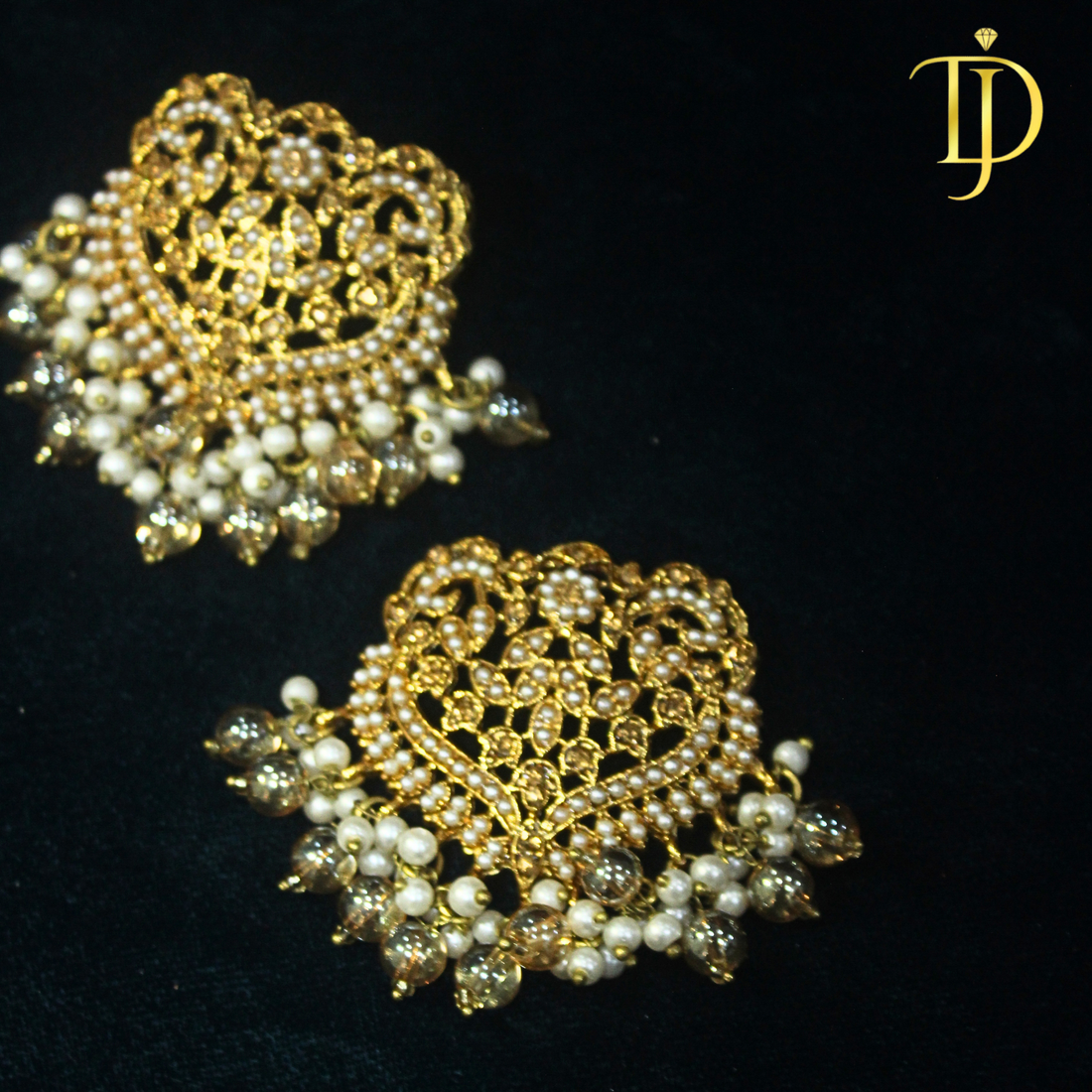 Anarkali Royal Drop Earrings – Classic Mughal Elegance